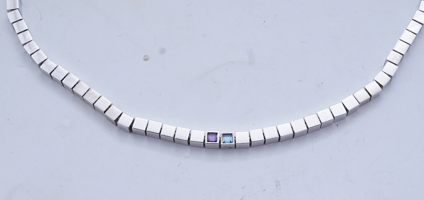 Montblanc, a silver necklace
